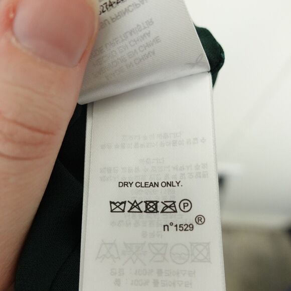 Lauren Ralph Lauren Ascot Print Georgette A Line Midi Skirt Womens Size 6 Green - Picture 10 of 12